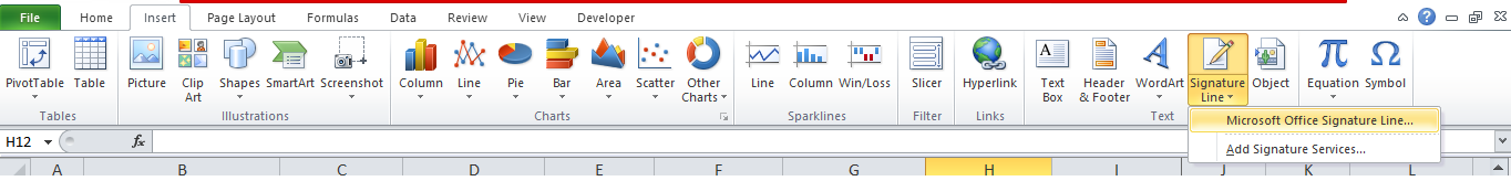 Excel là công cụ hữu ích để quản lý tài liệu và nó trở nên càng tuyệt vời hơn trong Excel 2024 với tính năng chèn chữ ký. Bạn chỉ cần mở tài liệu của mình, chọn thẻ \'Chữ ký\' và thêm thông tin của bạn, và đó là tất cả. Với tính năng này, bạn có thể đảm bảo cho người nhận biết được rằng tài liệu được tạo ra từ nguồn đáng tin cậy. Hãy xem hình ảnh để tìm hiểu thêm về tính năng chèn chữ ký của Excel.