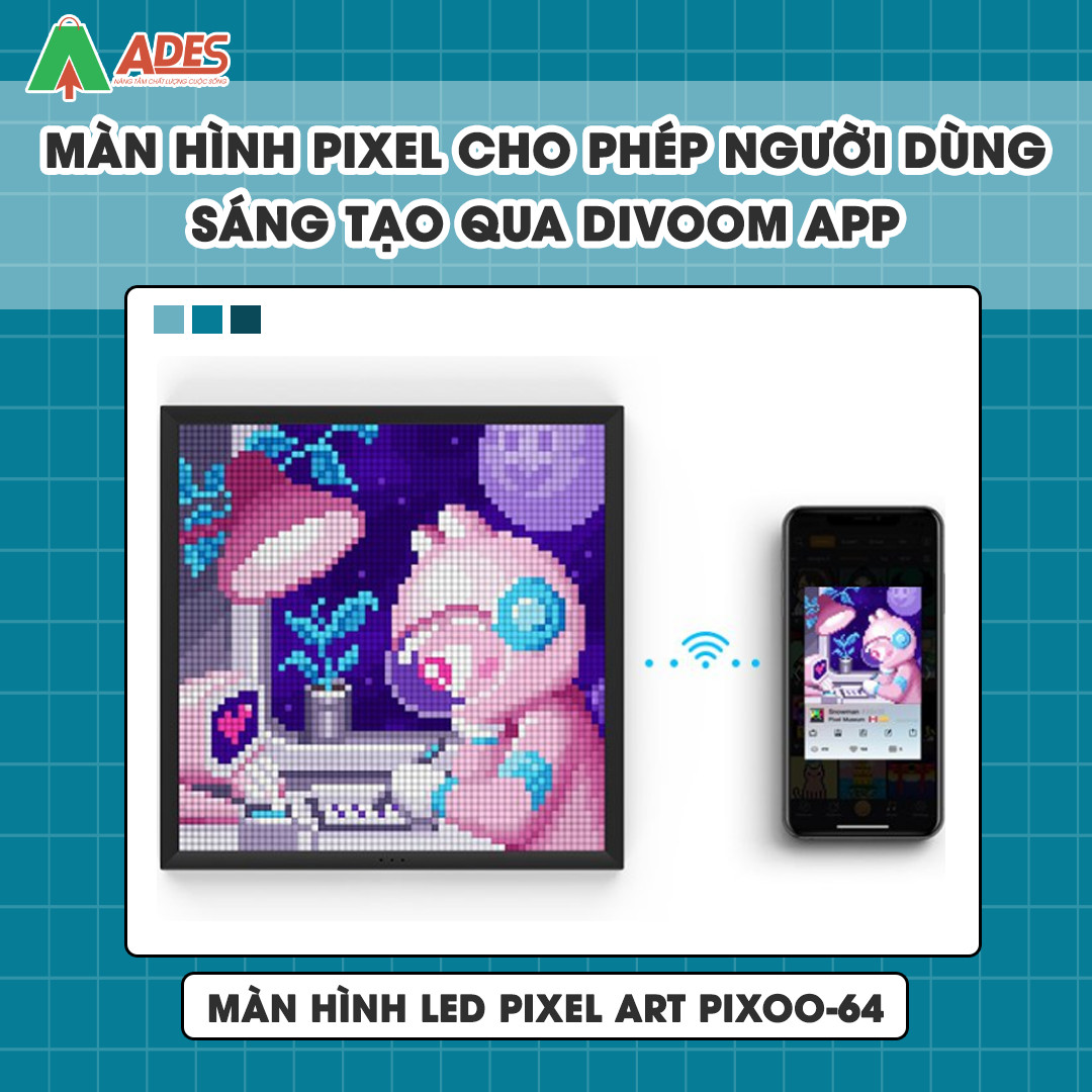 Man hinh Led Pixel Art Divoom Pixoo-64