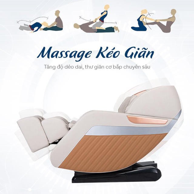 ghế massage toàn thân cao cấp queen crown fantasy m8 - chuyên gia trị liệu 5